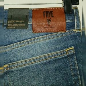 Frye 5 Pocket Relaxed Slim Jeans Men Size 38×32 32×32 NWT $148